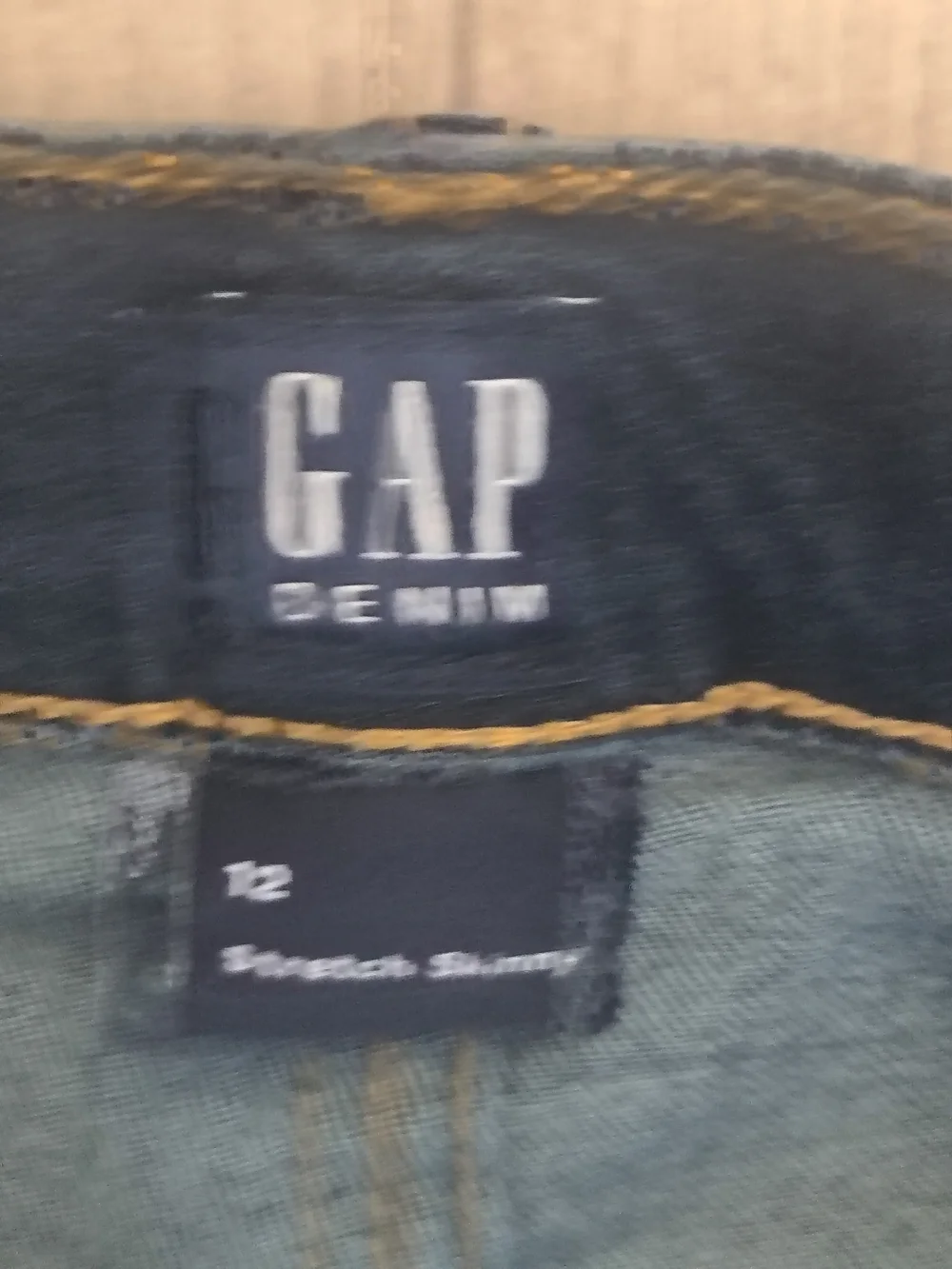 Bundle Two GAP Dark Blue Denim Stretch Skinny Jeans